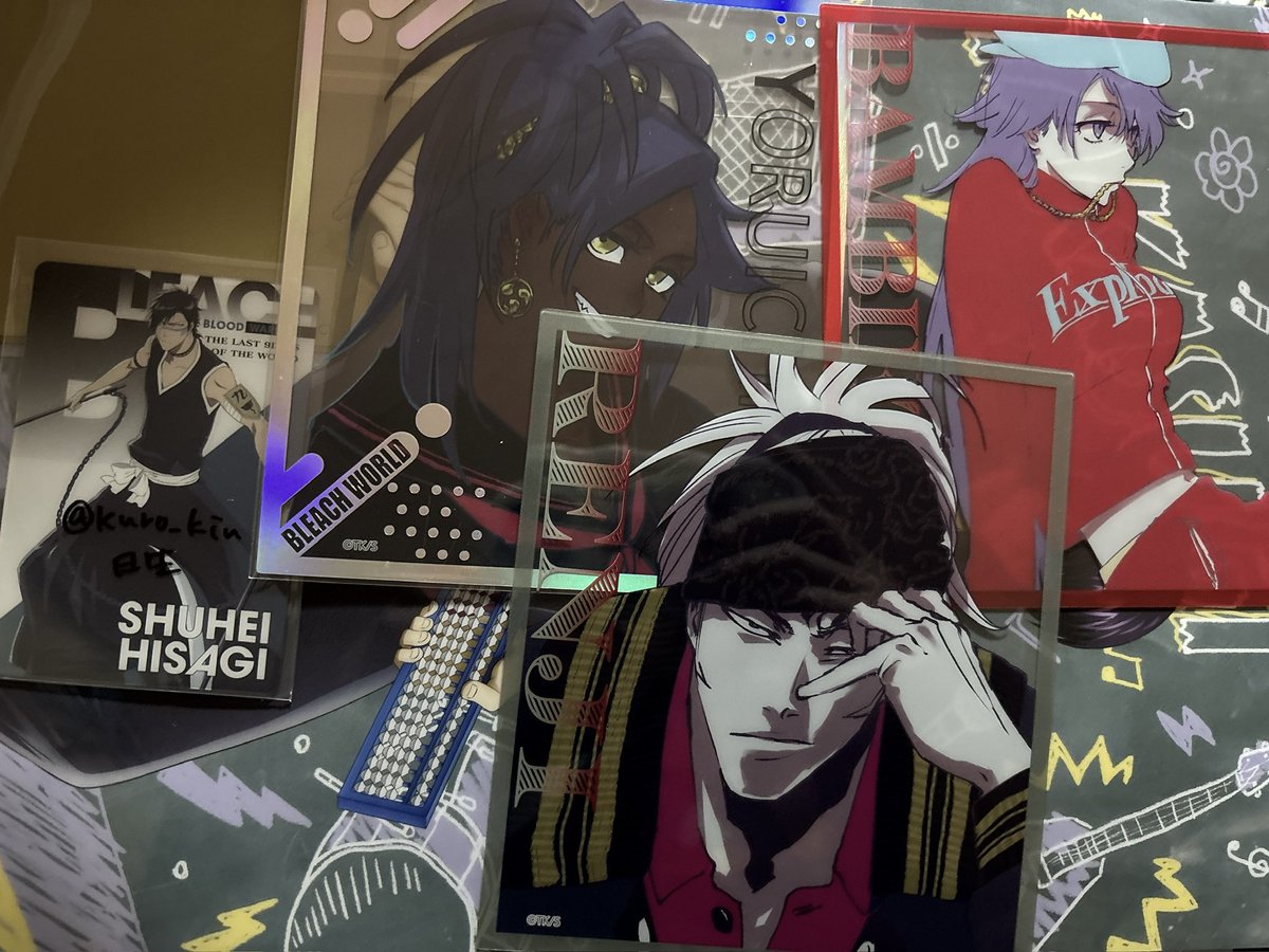 交換、譲渡] BLEACH WORLD Klub 缶バッジ インスタフォト風カード