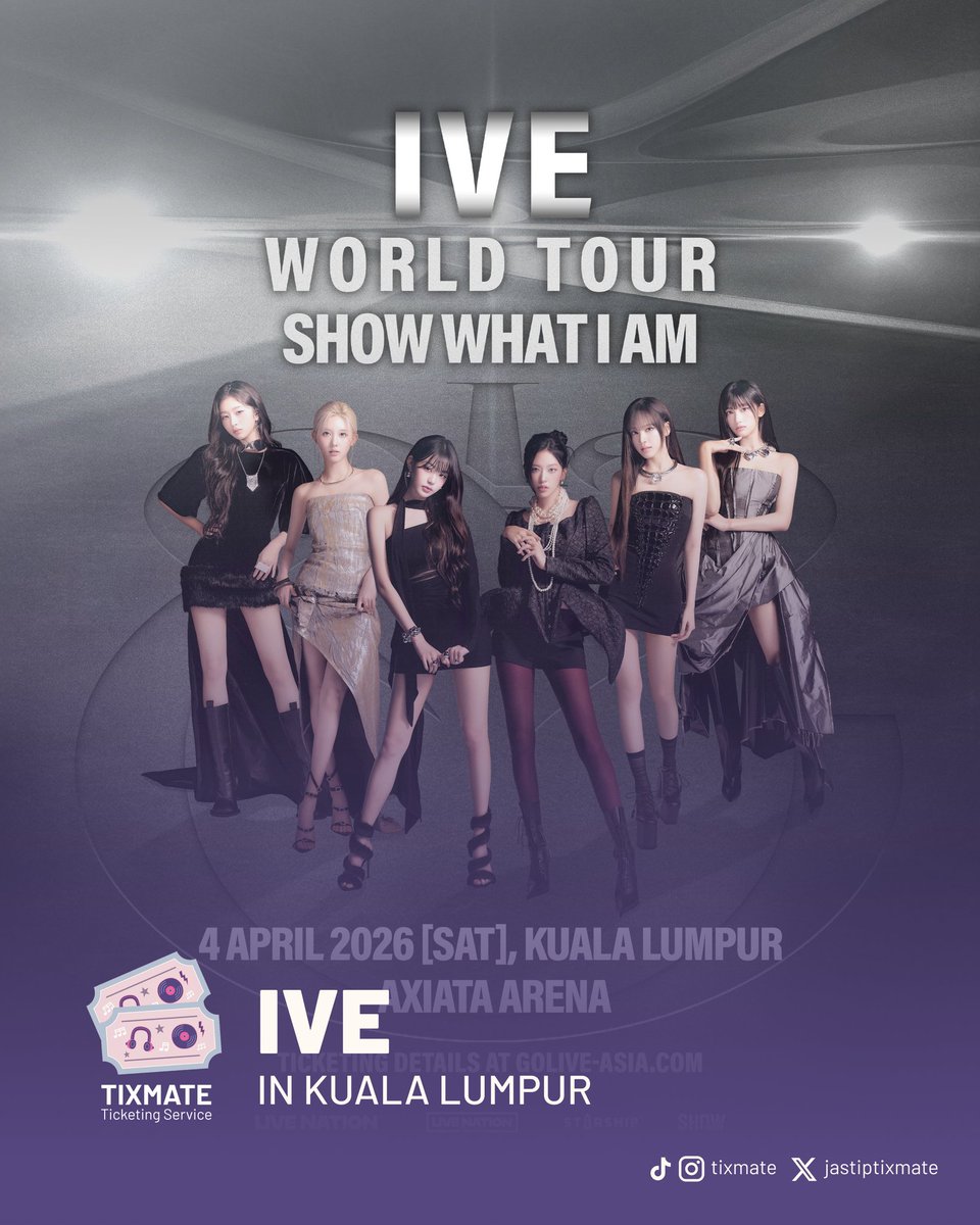 jastiptixmate's tweet photo. JASTIP / JASA WAR / TICKETING SERVICE
[2026 IVE WORLD TOUR <SHOW WHAT I AM> IN KUALA LUMPUR]

Fee : IDR 350k-425k/tix

✅  Customer’s data
✅ 100% refundable if tickets are not secured
👥 Experienced team

BOOKING SLOT‼️
🔗https://t.co/7r9hVnHA9J

#IVE #ShowWhatIHave #IVEConcert https://t.co/xhztfpWeG2