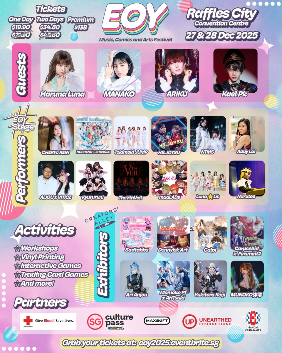 EOY Music, Comics and Arts Festival tweet media