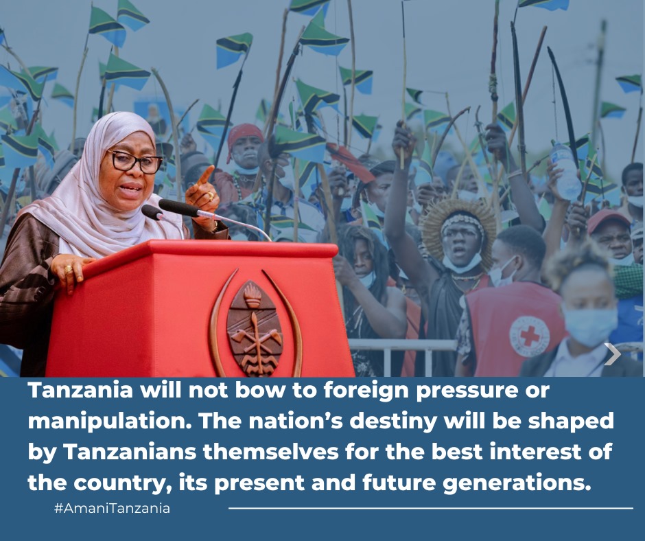 Mkuu_bela's tweet photo. President Samia emphasized that Tanzania must confront misinformation decisively, ensuring citizens understand the dangers of foreign political engineering while promoting unity, national stability, Amani Tanzania, and a renewed #DefendingOurSovereignty across all regions. https://t.co/ryIkzaIqZe