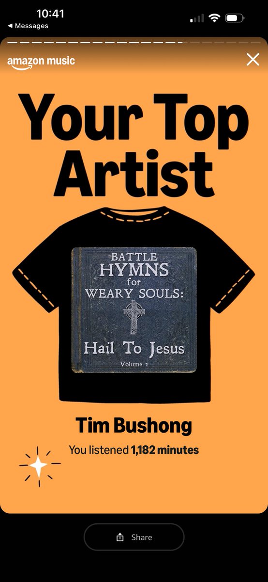 McCree79's tweet image. Well, looks like @TBush1689 won the battle for my Amazon Music Title