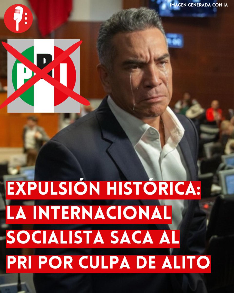 El PRI directo dónde debe estar, al BASURERO  de la historia, Alito Moreno gracias sigue como vas lo estás haciendo muy bien 🤮

#FueraElPRIAN