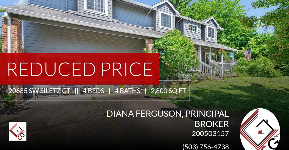 CsgNW's tweet photo. 📍 Reduced Price 📍 This recently reduced home at 20685 Sw Siletz Ct in Tualatin won't last long, so, don't wait to set up a showing! Reach out here or at (503) 756-4738 for more information!

Diana Ferguson, :Lic. WA and OR Broker... https://t.co/VsHRoAUdes https://t.co/fEHS9WyrJO
