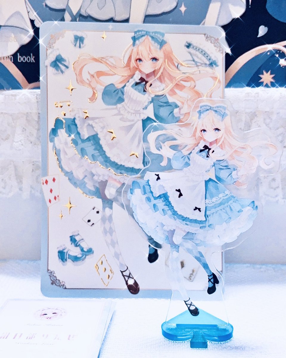 アリスちゃんアクスタ&ポストカードです✨️✨️✨️