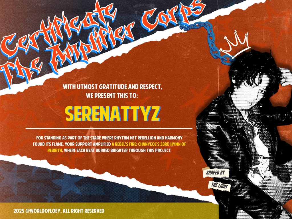 Terima kasih banyak, <a href="/WorldOfLOEY/">🎸 A Rebel's Fire, 𝙍𝙚𝙖𝙡__𝙋𝙘𝙮.</a>! 
Kami sangat senang dan merasa terhormat karena Serenattyz dipercaya menjadi media partner dalam project ini. Mari terus membuat hal-hal luar biasa bersama di masa depan!