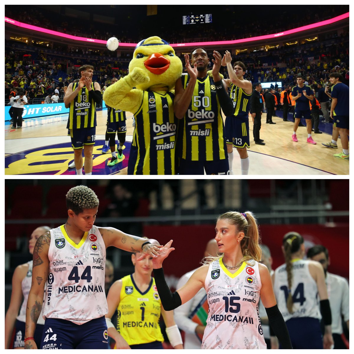 Günaydın #FenerinMaçıVar 💛💙
#EuroLeague #CLWolleyW