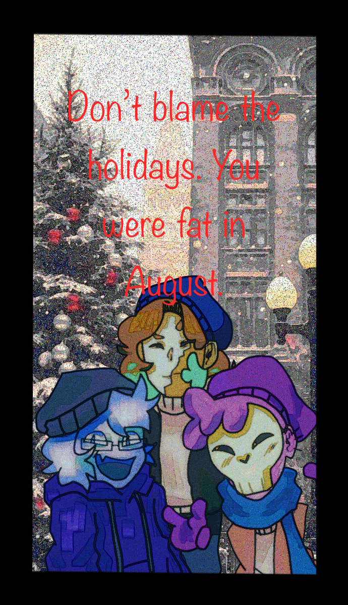 Boubuh's tweet image. Happy Holidays DAY 3: @JAnimatess23081 , @Zero_Below22 , and @StyxsiBouncball