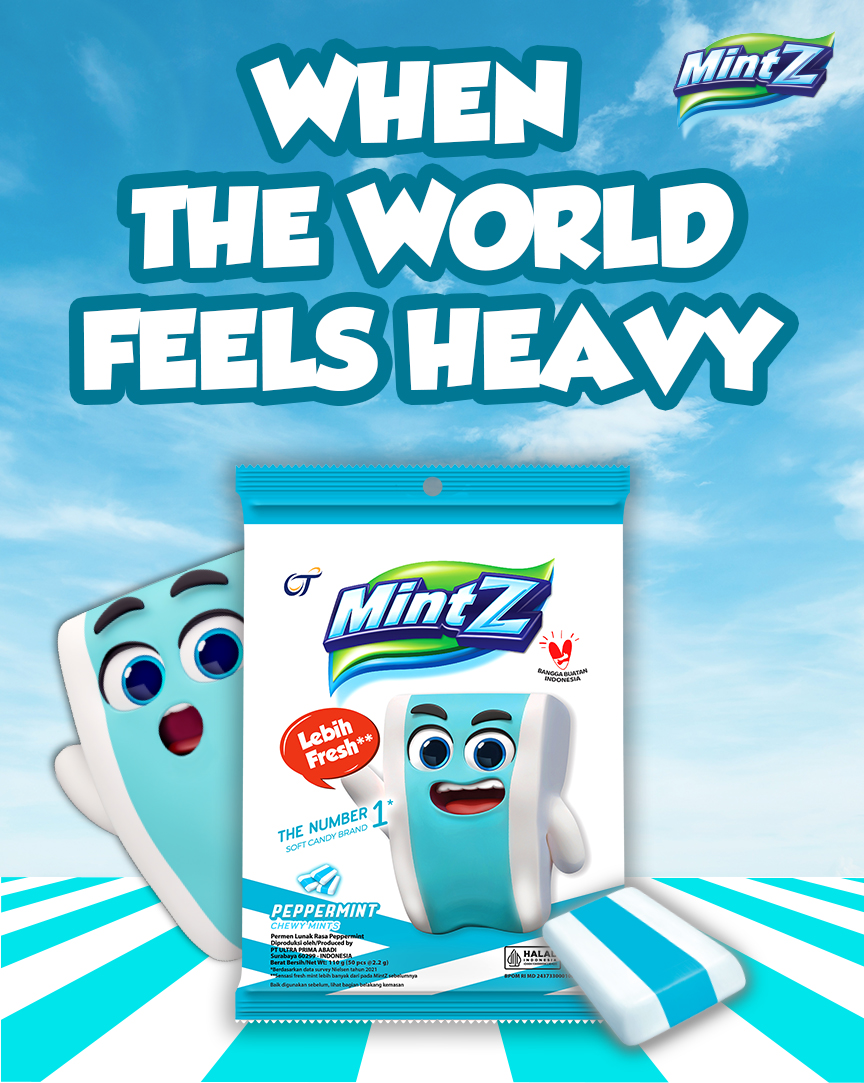 MintZ's tweet image. When the world feels heavy, Mintz makes it cool ❄️

#MintZ #SenyumintZ #PermenMintZ #ChewynyNagihTerus