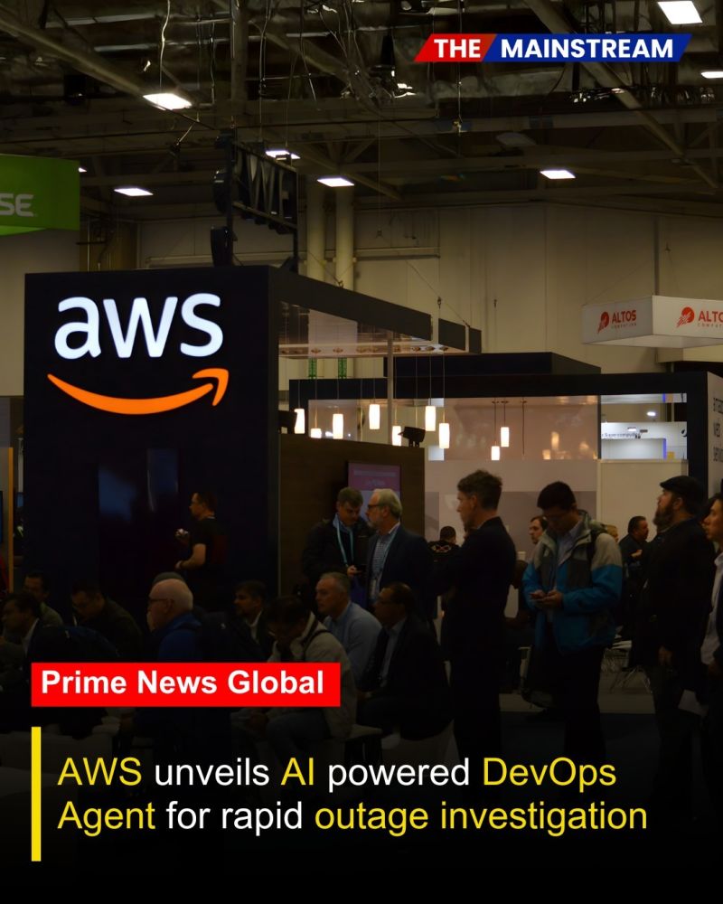 TheMainstream7's tweet image. Amazon Web Services (AWS) has introduced a new artificial intelligence tool called the DevOps Agent. The launch took place at the company’s annual conference in Las Vegas. The tool is designed to automate early

Click here to read the full story:
lnkd.in/dcD48v7m