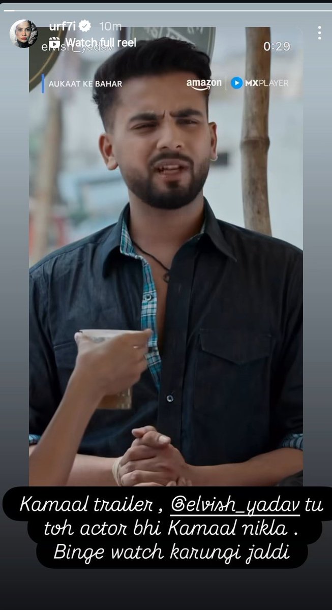 istorm_1066's tweet image. Uorfi javed ne elvish bhai story lagai

#ElvishYadav #ElvishArmy #AukaatKeBahar