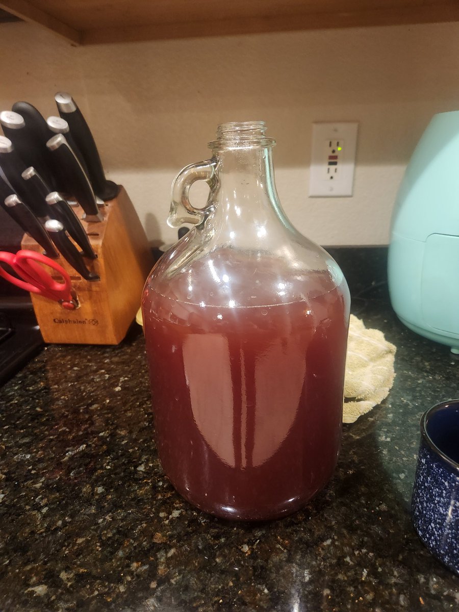 20 pounds of plums, sugar, yeast, and wait a year.  The result is a excellent Christmas plum wine!

#homegrown #pruno