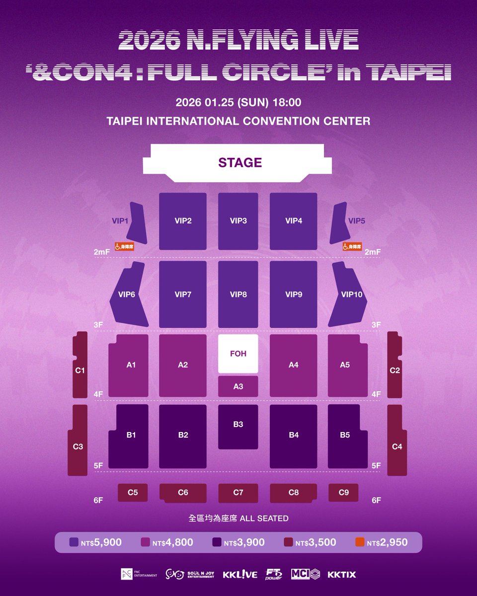 2026.01.25 2026 N.Flying LIVE WORLD TOUR '&amp;CON4 : FULL CIRCLE' in TAIPEI
>> fncent.com/b/notice/63431

#NFlying #엔플라잉 #엔콘 #FULL_CIRCLE