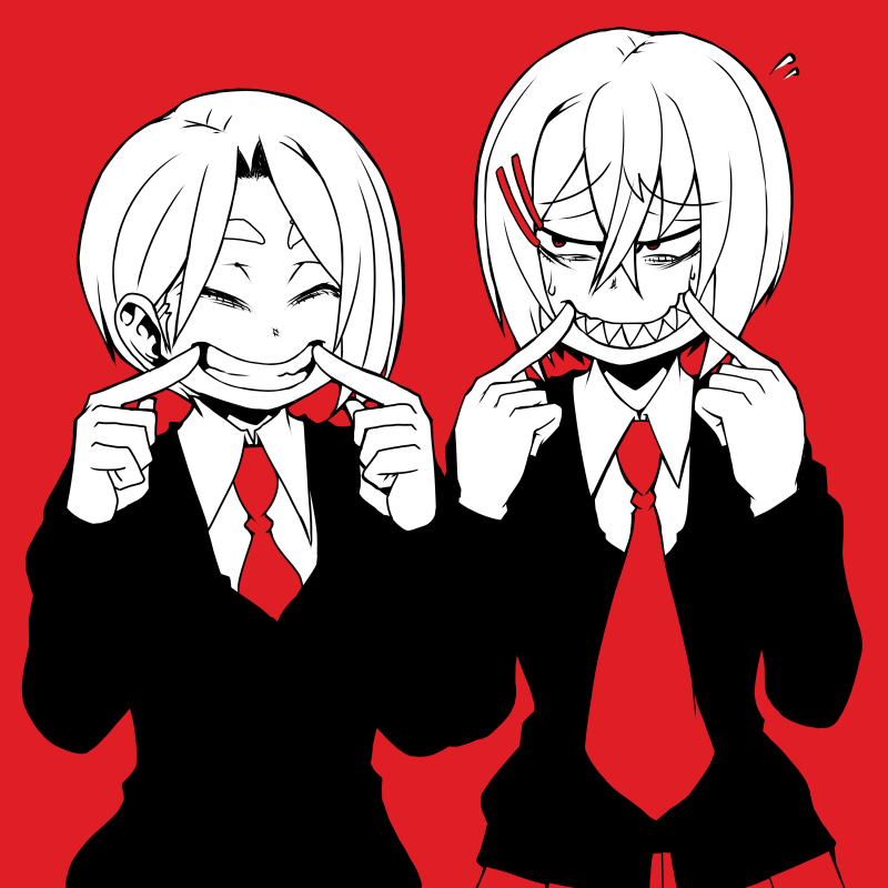 「赤黒。4」|あやめのイラスト