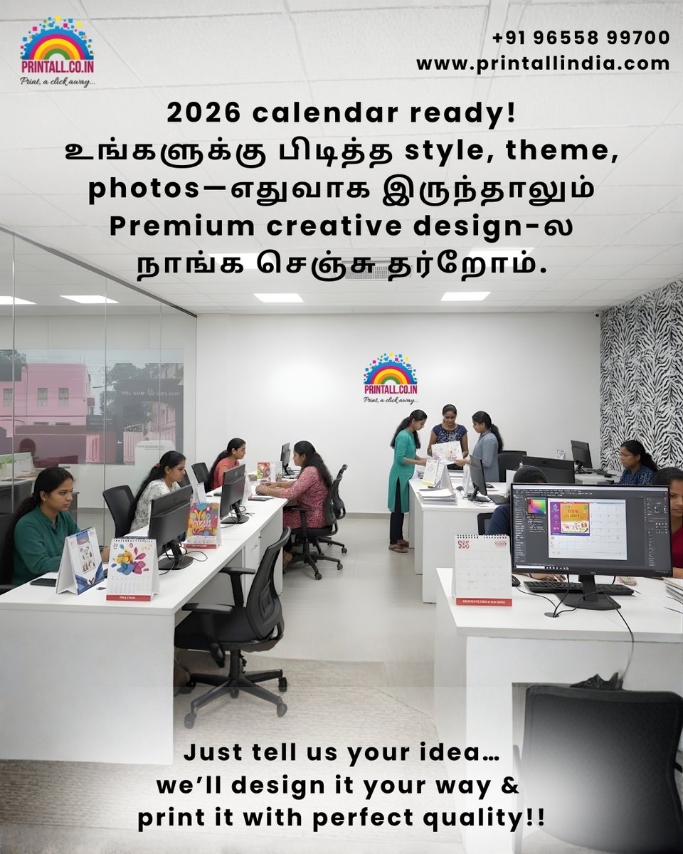 printallindia's tweet photo. 2026 calendar ready!
உங்களுக்கு பிடித்த style, theme, photos—எதுவாக இருந்தாலும்
Premium creative design-ல நாங்க செஞ்சு தர்றோம்.

🌐 https://t.co/uVcft9lmSQ
.
.
.
#printall #printallindia #creativeprinting #printingservices #printingcompany #profession #madurai #tamilnadu #india https://t.co/qjYrQTGYPE