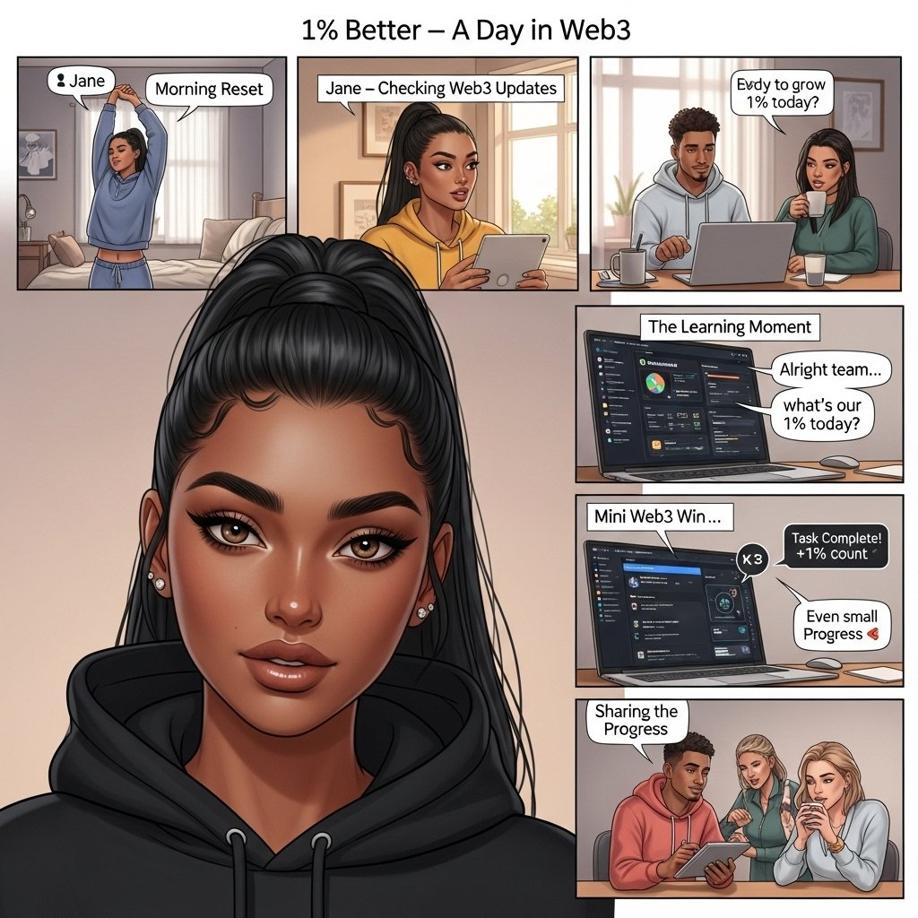 D_J4ne's tweet image. GM CT ☀️

The goal is to get 1% better every day, every step, every block.

Small progress compounds. Keep going. 

Still showing up. LFGrow 🚀

#GMCT #Web3Vibes #NFTCommunity #CryptoCreators