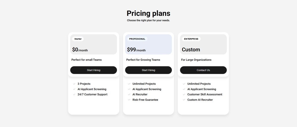 SamarjeetSabale's tweet image. UI Recreation Series #2:

Recreated a complete Pricing Section UI using React + vanilla CSS.
Used dynamic data for each card, built reusable components, and made the layout fully responsive with a clean visual finish.
~ url-shortener.me/1QS0

#BuildInPublic #ReactJS #UIDesign