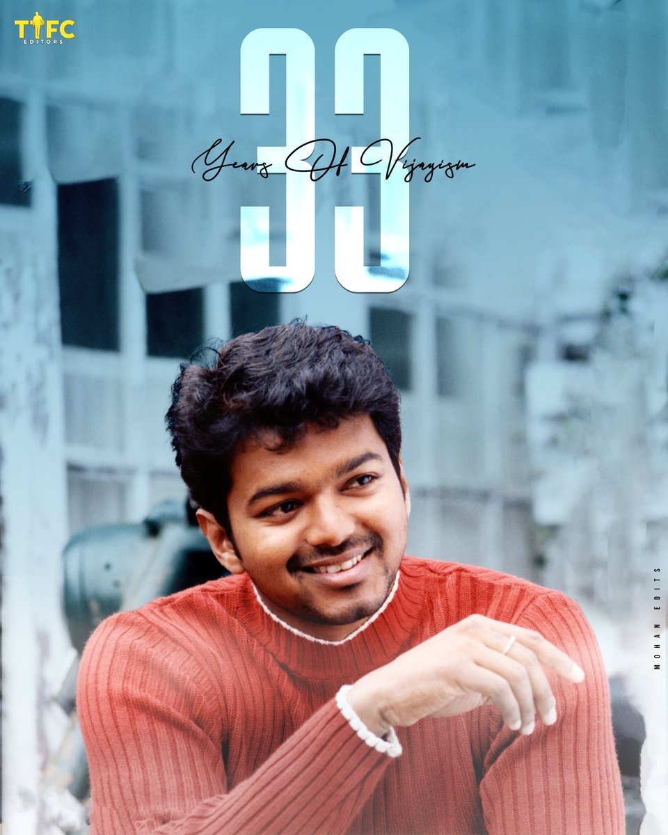 A Journey of passion , hardwork , and heart . 33 years and still ruling our Hearts ❤️

#33YearsOFVijayism #ThalapathyVijay