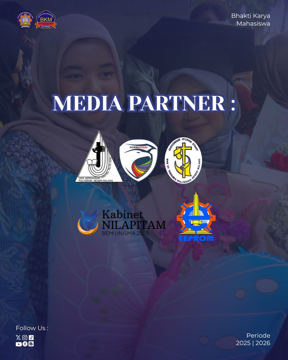 [BUNGA WISUDA UKM BHAKTI KARYA MAHASISWA 2025]

Hello Everyone! 👋🏻

UKM Bhakti Karya Mahasiswa telah melaksanakan kegiatan Bunga Wisuda 2025 dengan tema "A Beautiful Series for a New Beginning Full of Hope".

Cek info selengkapnya di link bawah ini:👇🏻
instagram.com/p/DRy6Nr_EjoC/…