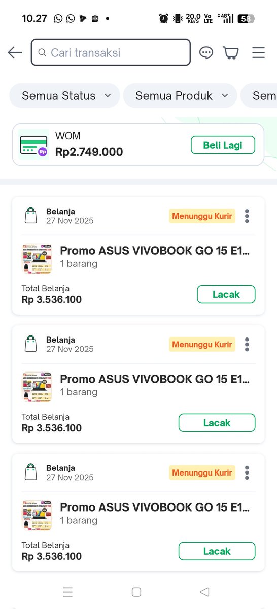 AldrinJulius's tweet photo. @tokopedia Selamat pagi,

Saya Julius Aldrin Pansa MDS korban dari Hackers yg masuk akun saya dan berbelanja barang yg sama sebanyak 3x pengiriman di daerah Wajo Sulsel sementara saya domisili di Batam mohon keseriusan Toped menangani ini karena saya tidak melakukan pembelian https://t.co/luAUINzole