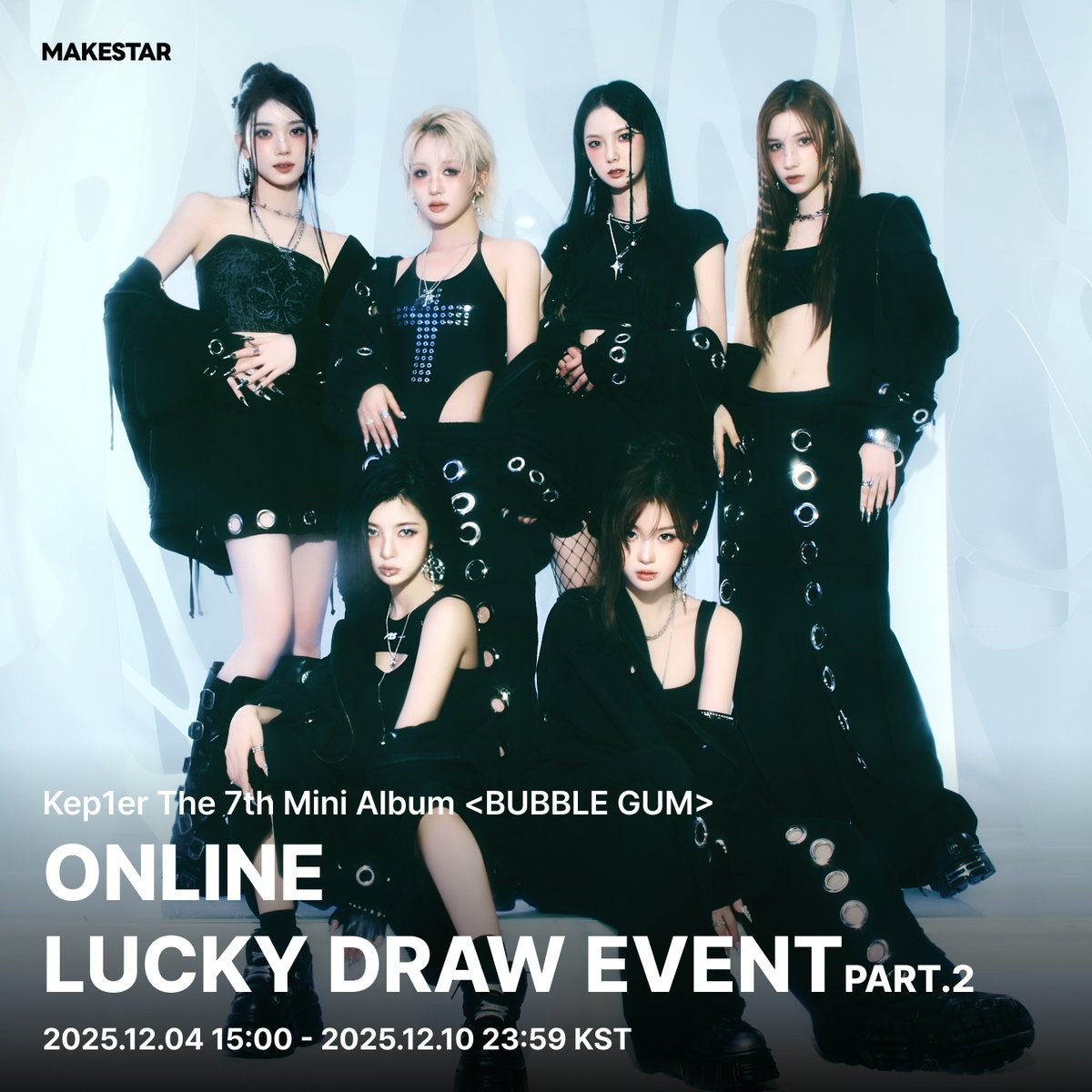Makestarcorp's tweet image. Kep1er The 7th Mini Album &amp;lt;BUBBLE GUM&amp;gt; 
ONLINE LUCKY DRAW EVENT PART.2 OPEN💘

💝구매자 전원 미공개 셀카 포토카드 *캐릭터 스티커/ 리듬타는 곰돌이 ver.
💝앨범 12매 구매 시 미공개 셀카 포토카드 * 핑크 헤드셋 ver. 1세트 (6종) 추가 증정
🎁구매자 중 6명에게 사인 폴라로이드
🎁구매자 중…