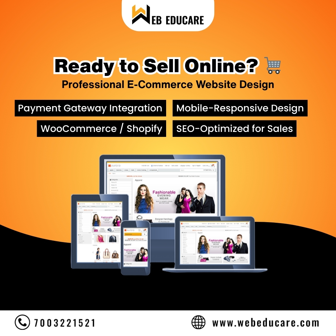 webeducare's tweet image. We create HIGH-CONVERTING e-commerce websites that SELL!

💡 Perfect For:
👔 Retailers going online
👔 Wholesalers expanding reach
👔 Handmade product sellers

📞 Call: +91 70032 21521
💬 WhatsApp: shorturl.at/x5HNk

#EcommerceWebsite #OnlineStore #WooCommerce #Shopify