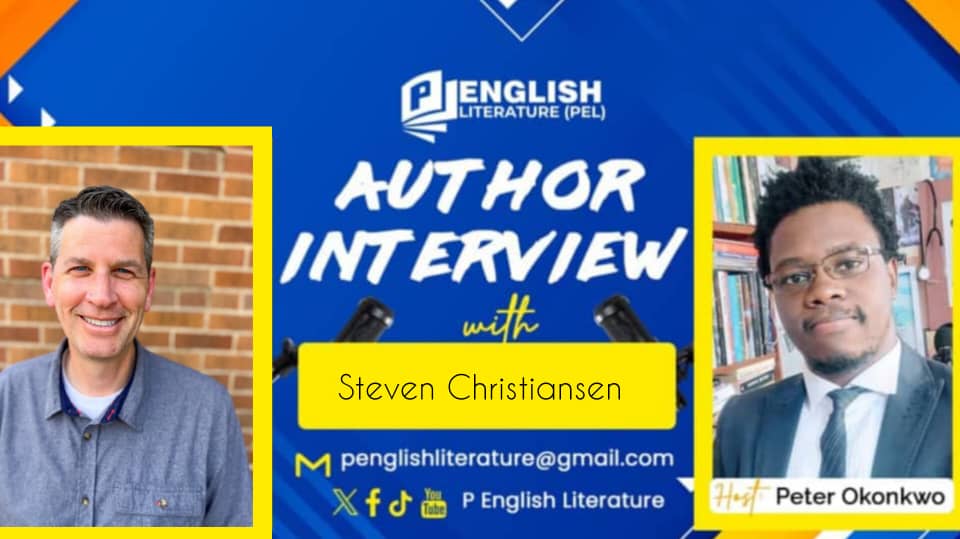 Soon on PEL, Steven Chirstiansen 
will be coming on the show to talk about his young adult fiction,  The Blue Line Letters.

Stay tuned to watch here when it's live youtube.com/channel/UC-12_…

Thank you!