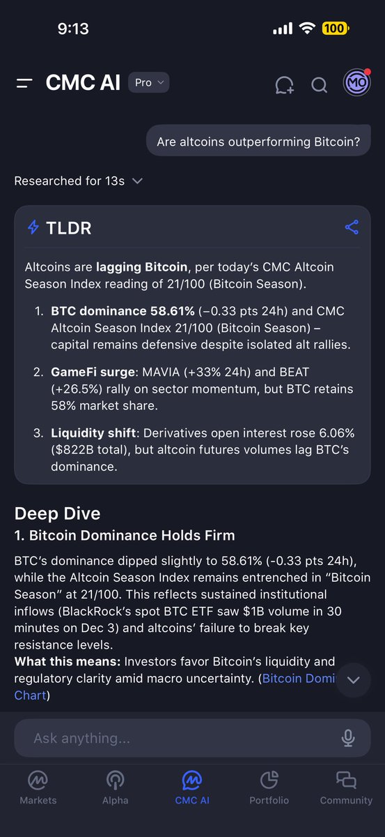 IridonAdrian's tweet photo. @coinmarketcap #CMCAI https://t.co/TquVNqe3Fo