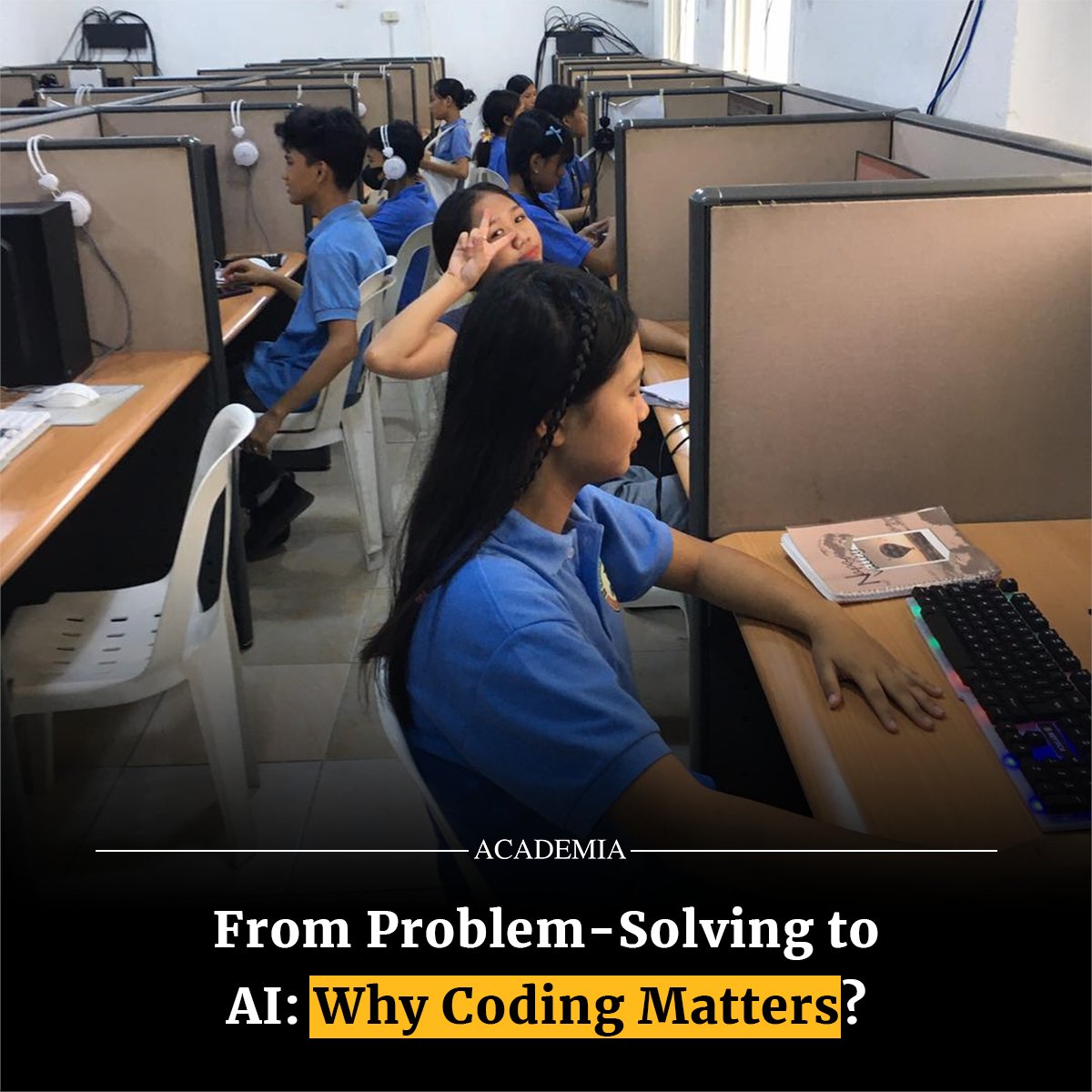 academiamag's tweet image. Programming is a key literacy of the future. Learn to code to boost problem-solving, creativity, and career growth in an AI-driven, digital world. Stay ahead and shape the future with coding skills. #Programming #Coding #DigitalSkills #FutureOfWork #AI #TechEducation
