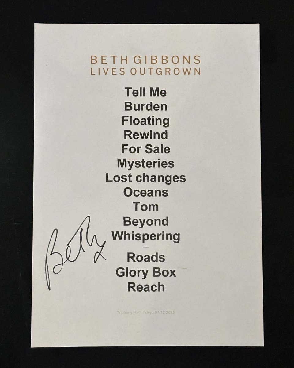 ◢◤ 抽選プレゼント企画 ◢◤ Beth Gibbons来日記念！ 抽選でベス