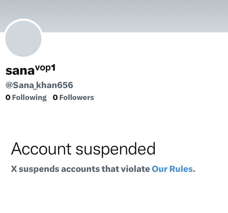 ZayanHaider007's tweet image. خان کی چیتی کا پرانا اکاؤنٹ سسپنڈ ہو گیا سب اس اکاؤنٹ @Soha_213 کو فالو کریں گولی کی سی تیز رفتار سے فالو بیک ملے گا