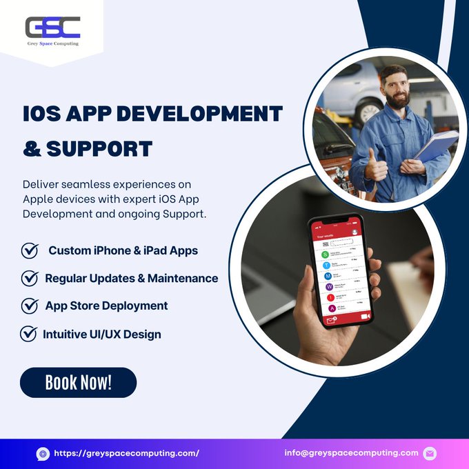 SEO_Expert_Andy's tweet image. IOS App Development Company in Riyadh, Saudi Arabia, Craft high-quality, user-centric apps for Apple devices with our expert iOS Development.
 - greyspacecomputing.com/services/ios-m… 
#IOSAppDevelopmentCompany 
#IOSAppDevelopment #IOSAppDevelopmentAgency #iOSApp #AppSupport #AppleSolutions