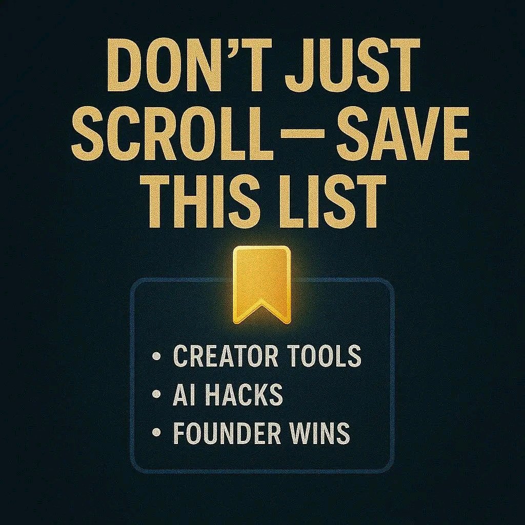 amitcoder1's tweet image. 💥Whether you’re a creator, founder, or AI nerd....

— This Free Resource list will help to level up. 

🔖Bookmark it now:👇🧵