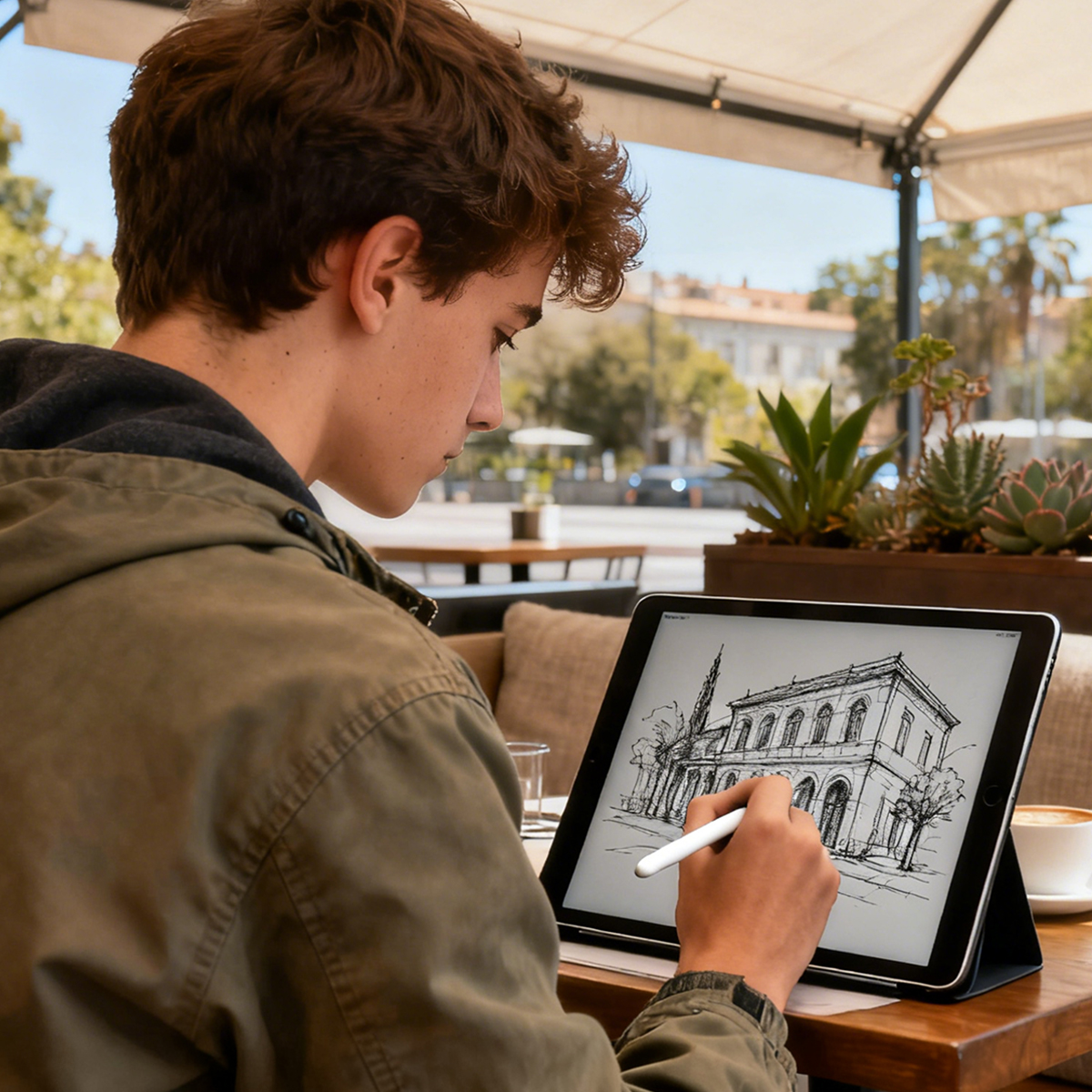 PERFECTSIGHT_1's tweet image. For digital artists and note-takers! No more slippery glass—enjoy precise control for sketching, writing, or drawing. 
The matte finish of paper screen protector also reduces glare and fingerprints, making long sessions comfortable. 

#iPad #screenprotector #perfectsight