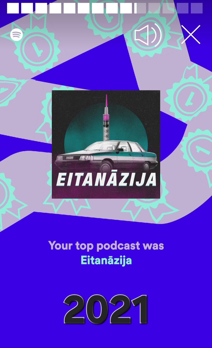 2 lietas manā Spotify Wrapped nemainās. Un viena no tām ir Eitanāzija. Paldies <a href="/annij_annij/">annija</a> un <a href="/matttejs/">Matejs</a> par smieklīgā satura nodrošināšanu daudzus gadus pēc kārtas. P.s. Nezinu, kur 2022 un 2024 pazudis, bet tad arī jūs klausījos visvairāk. #SpotifyWrapped