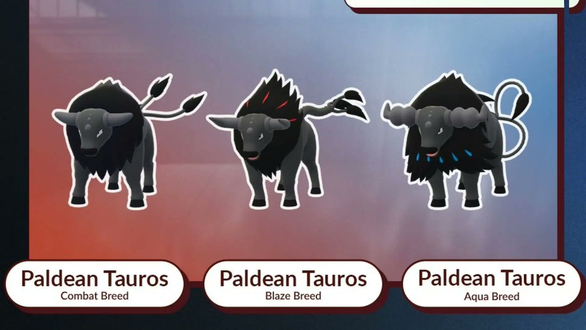 vadersblade's tweet image. Looking for Combat and Blaze Paldean Tauros raids! 

I can invite to Aqua!