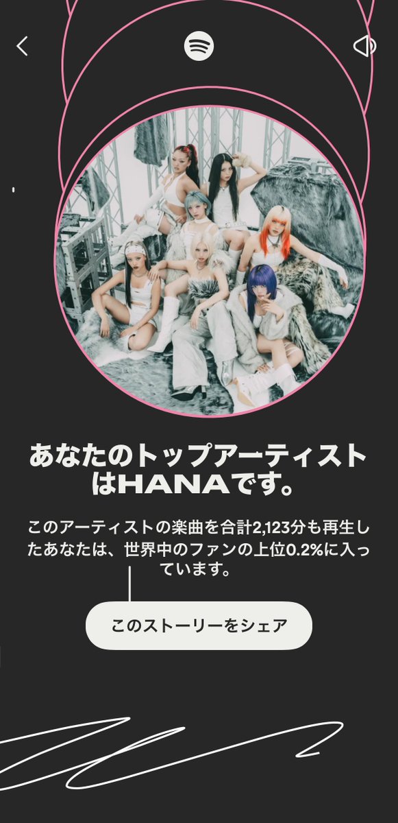 suko_loo8's tweet image. 最近ラジオを聞かなくなって
音楽をずっと聴いているから
もっと長いかと思ったけど
意外と少なかったな〜♪

2025前半はアイドル
後半はHANAな1年でした🌹🐝
上位0.2%ってまあまあな🤣

とがにぃのPodcast
レオのとがにぃの真似する件
来年もあるかな？楽しみだな〜🙌🙌

#Spotify
#HANA
#CLUB93