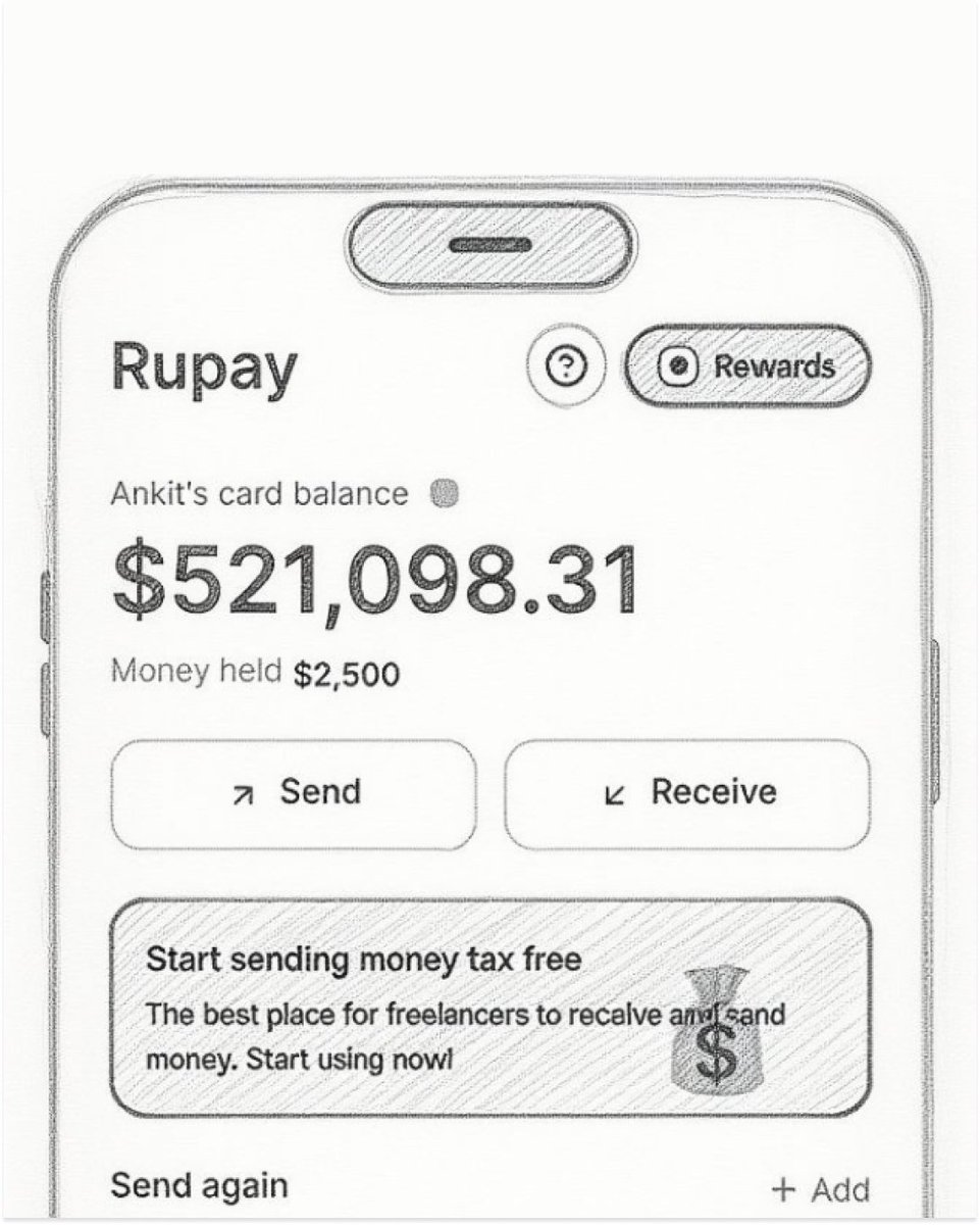 Swandesignagenc's tweet image. Hey creative minds 👋 Sharing a fresh digital wallet UI focused on making money transfers feel simple, fast, and stress-free.   #uidesign #fintechdesign #walletapp #moneytransfer #appdesign #digitalwallet #uxdesign #productdesign #figmacommunity #mobilebankingdesign #appui