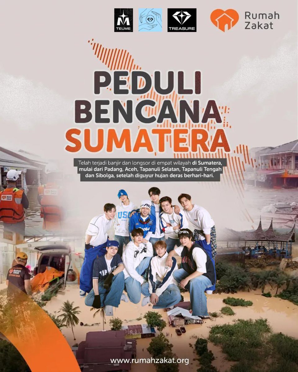 [TEUCHARITY #02: TEUME INA PEDULI SUMATERA] 

Hallo, Treasure Maker Indonesia! 

Kami membuka donasi berupa barang untuk saudara saudara kita di sumatra, untuk teman teman yang ingin berdonasi silahkan klik ⤵️
(bit.ly/TeumePeduliSum…)

Dalam penyaluran donasi kali ini, kami