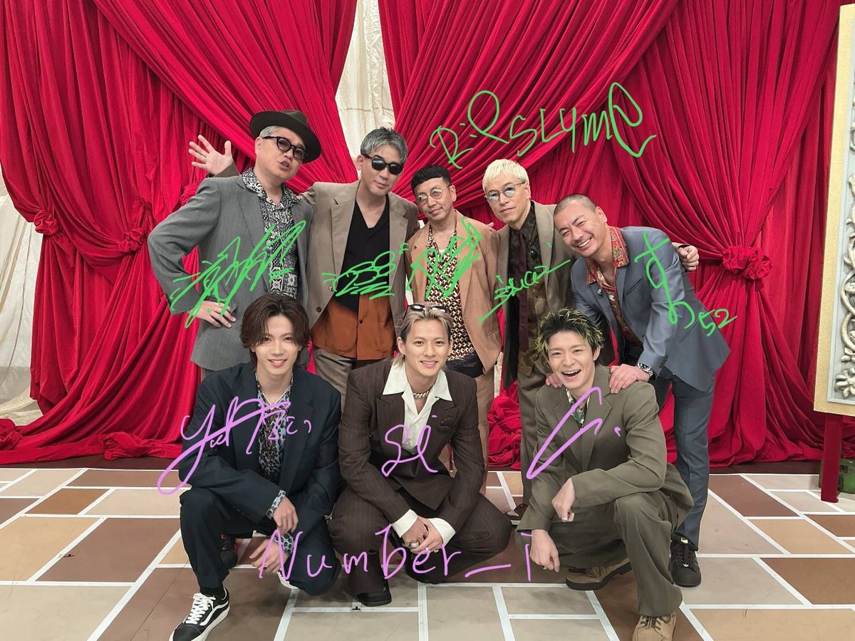 kyao1028's tweet photo. 3年の時を経て💜

#RIPSLYME_Number_i
#FNS歌謡祭 https://t.co/MelLM4ybrR
