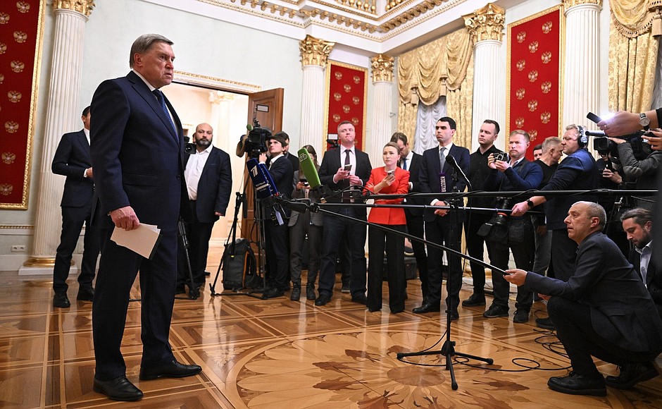 💬 Yuri #Ushakov:

President #Putin's talks with  <a href="/SteveWitkoff/">Steve Witkoff</a> &amp;  <a href="/jaredkushner/">Jared Kushner</a> were productive.

No compromise yet achieved – some proposals we could accept &amp; discuss, others drew criticism.

👉 Considerable work still lies ahead, contacts will continue.