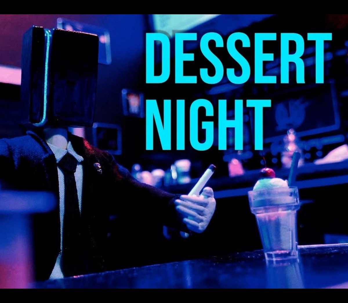 ストップモーションアニメ『Dessert Night』 tweet media