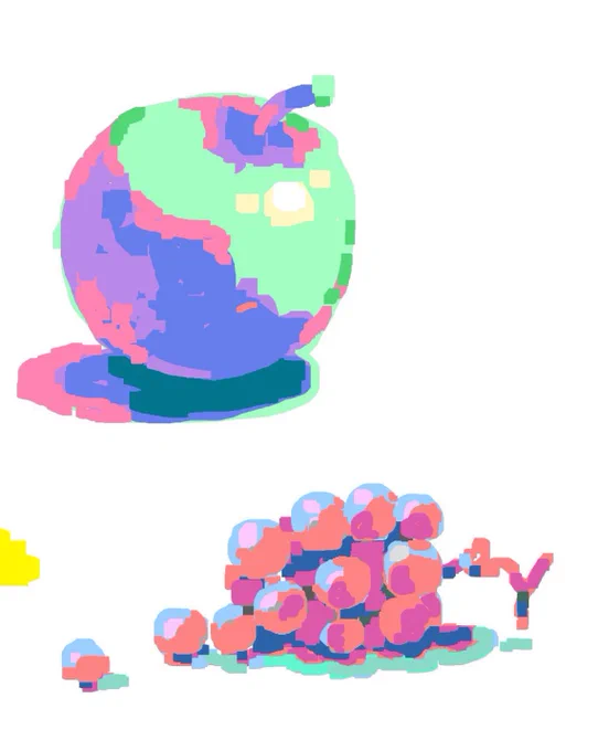 固有色に囚われずに描くの、ちょっと理解