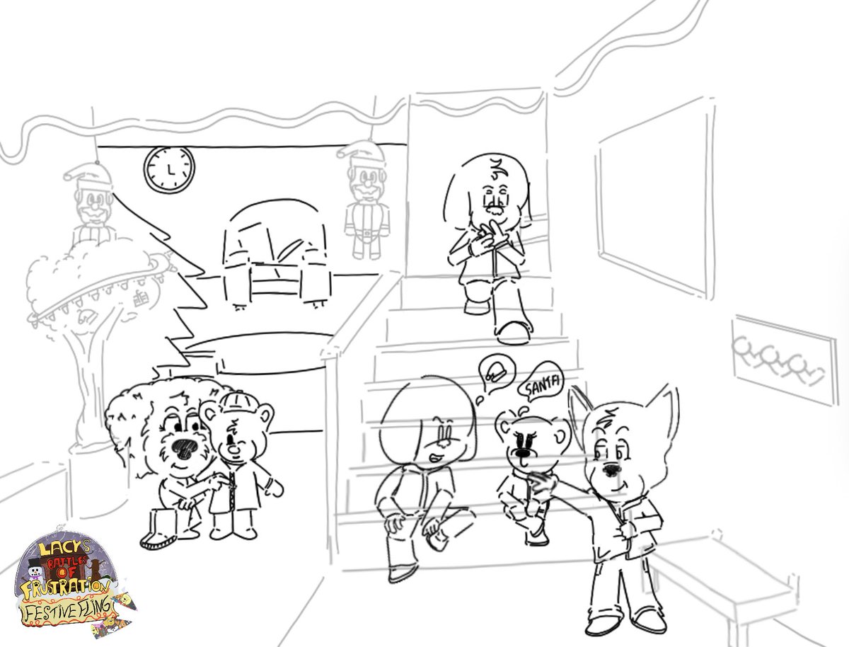 lacy_of's tweet image. LACY&apos;S BATTLES OF FRUSTRATION™
2025
#dog #game #gamedevelopment #hero #survival #conceptart #sidekick #christmas #teddybear

Jolly event in the Oak Well Park / concept clean up / coming shortly