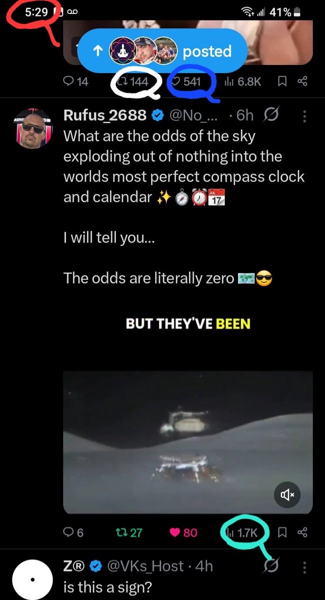 DeanDavis33's tweet image. 🐸1️⃣7️⃣ #Seventeen 
#WhatAreTheOdds 🪽
5️⃣5️⃣9️⃣ #FiveTwoNine
5️⃣4️⃣1️⃣ #FiveFourOne 
1️⃣4️⃣4️⃣ #OneFortyFour