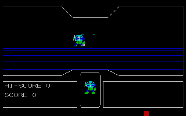 BasicProgrammer's tweet image. 40年以上前のFM-11用5インチFDから、ガンダムっぽいものを発掘【黒歴史】
PC-6001用AX-6 パワード・ナイトを遊びたくて作ったと思います(^^;
左右から敵がでてきて真ん中通過時にスペース押すだけのゲーム...orz
グリーンモニタで描いてたけど、色、合ってました