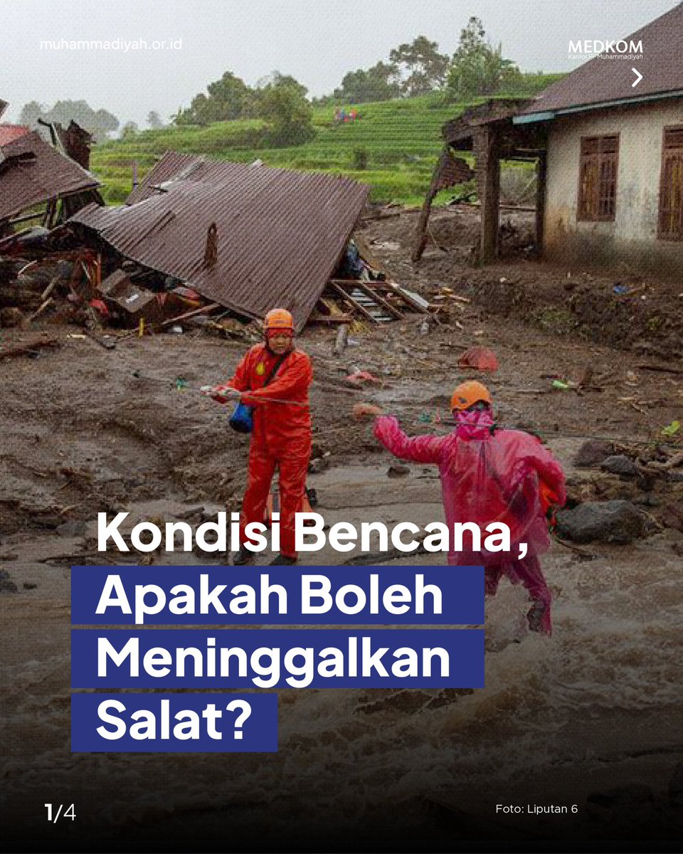 Tidak hanya mengalami kendala kesehatan dan pemenuhan kebutuhan sehari-hari, kondisi bencana juga mengakibatkan sulitnya melakukan ibadah.

Tapi Allah tidak pernah mempersulit hambaNya. Meskipun harus melaksanakan kewajiban, ada keringan yang diberikan sehingga umat Islam tetap