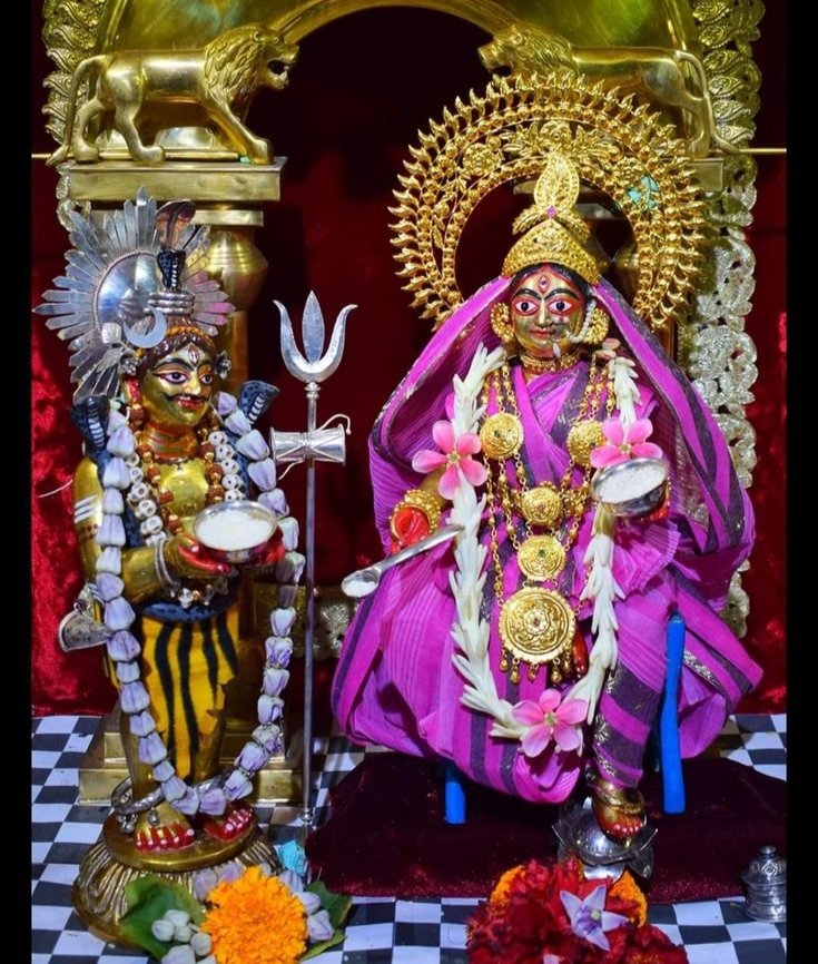 योगानंदकरी रिपुक्षयकरी धर्मार्थनिष्ठाकरी
चन्द्रार्कानलभासमानलहरी त्रैलोक्यरक्षाकरी
सर्वैश्वर्यसमस्तवाञ्छितकरी काशी पुराधीश्वरी
भिक्षां देहि कृपावलम्बनकरी माता अन्नपूर्णेश्वरी

जय मां अन्नपूर्णा 🥀 सनातन धर्म  🐚🚩
#दत्तात्रेय_जयंती 💞 श्री हरि विष्णु 🙏🏻
#ॐ_श्री_उमा_महेश्वराय_नमः