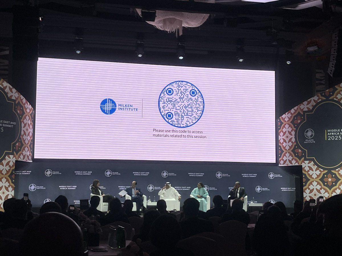 CurtisSChin's tweet image. #UAE 🇦🇪 #AbuDhabi ✨

Have we got a #QRcode for you. Scan for a 🔗 to our @MilkenInstitute Chair Michael Milken’s presentation materials from our Middle East &amp;amp; Africa Summit. #MIGlobal #finance #health #philanthropy #GoGlobal 

@_HadleyGamble @GCC @GCCSG
