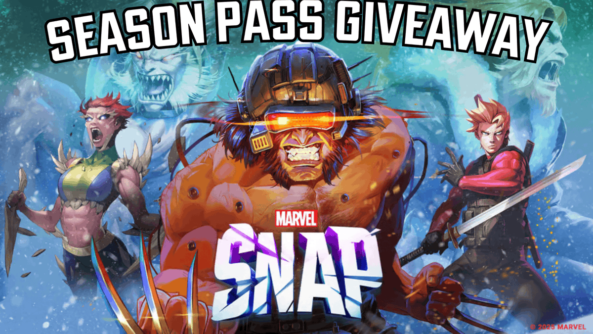 📢📢📢SEASON PASS GIVEAWAY📢📢📢

1 December season pass will be given away to a random entry.

TO ENTER: 
✅Like, ♻️RT, and 🏃‍♂️🏃Follow. 
(if you want to include pictures of your cat or dog, that's ok too)

#MarvelSNAP