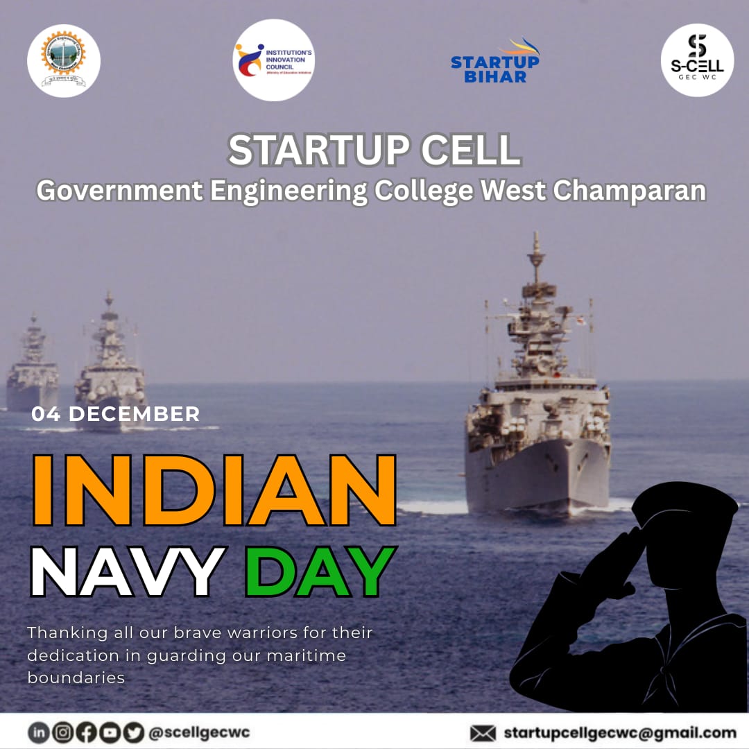 scellgecwc's tweet image. On Indian Navy Day, we honor the courage, discipline, and unwavering dedication of our Naval forces who protect India’s maritime frontiers.
Thank you for keeping our nation safe — today and always. 🇮🇳⚓
#IndianNavyDay #SaluteToTheNavy #ProudIndian